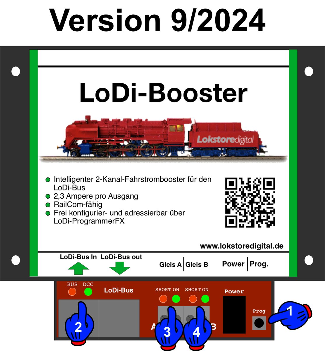 LoDi-Booster Netzteil einstellbar