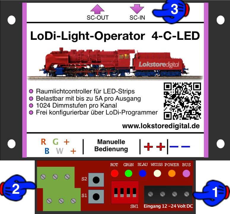 LoDi-Operator 4-C-LED