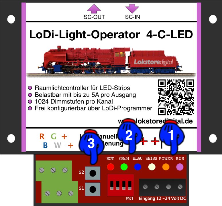 LoDi-Operator 4-C-LED