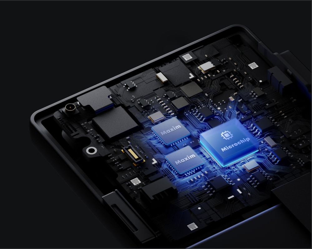 Dreifache Sicherheitschips