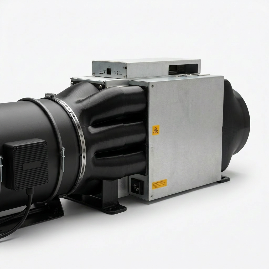 Fertig – Ohne Lüfter, Inline-Ventilator