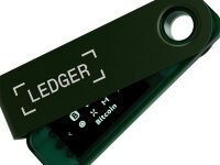 Ledger Nano S Plus, Hardware Wallet, Emerald Grün