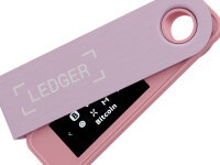 Ledger Nano S Plus Crypto Hardware Wallet, Pastel Pink
