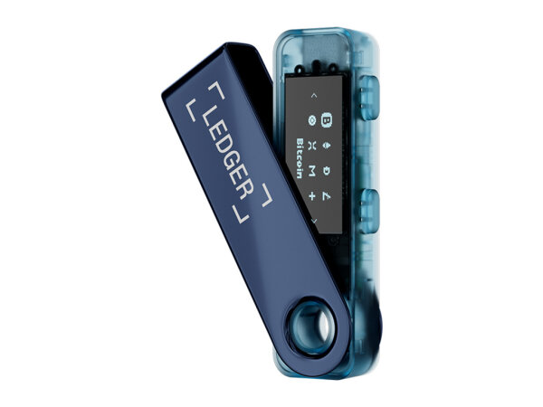 Ledger Nano S Plus Crypto Hardware Wallet, Neptune Blue