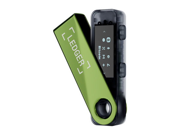 Ledger Nano S Plus, Hardware Wallet, Oxidate Grün
