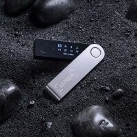 Ledger Nano X, Hardware Wallet, Onyx Schwarz
