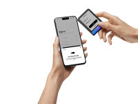 Ledger Flex mit Recovery Key, Hardware Wallet Neptune Blue