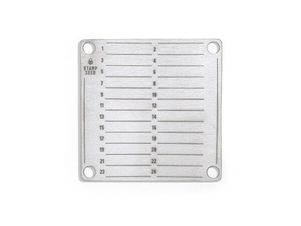 Stamp Seed Titanium Seed Phrase Storage Plate
