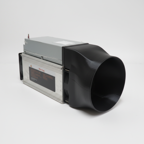 Whatsminer 8" (200 mm) shroud with power supply cover