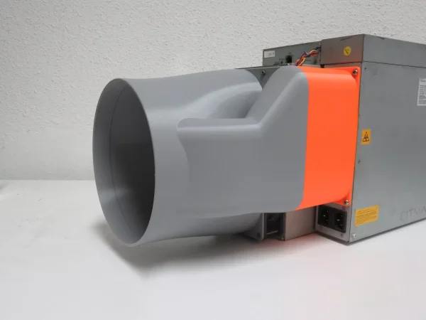 Antminer S19 S21 Intake Shroud, 8" (200mm), with PSU cover