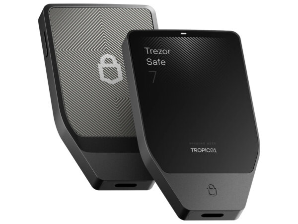 Trezor Safe 7, Hardware Wallet, USB-C, Charcoal Black