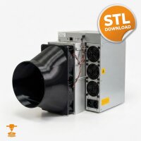 STL-Datei: Lüfterabdeckung 6 Zoll für Antminer...