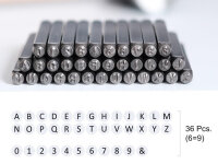 SEEDOR Punch Kit, Großbuchstaben A-Z