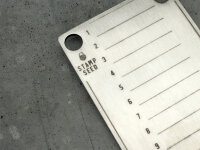 Stamp Seed Titanium Seed Phrase Aufbewahrungsplatte, 12...