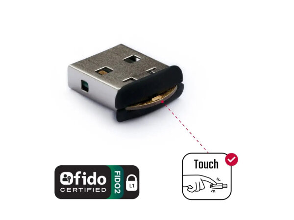 Nitrokey 3A Mini, USB-A, Sicherheitsschlüssel, Made in Germany