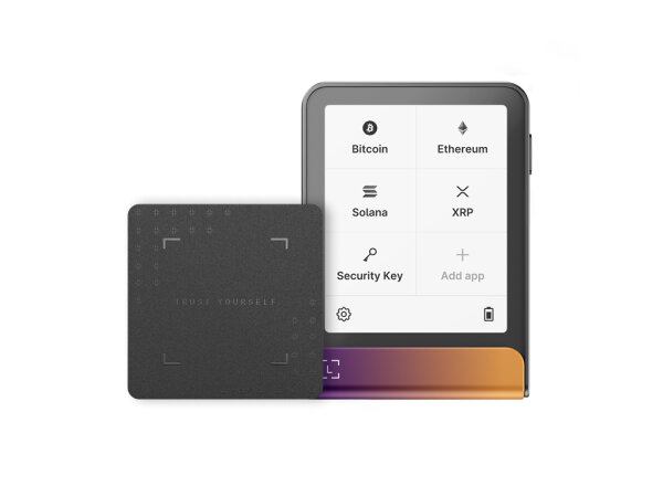 Ledger Flex with Recovery Key, Crypto hardware wallet, Ferro Fuchsia