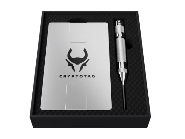 Cryptotag Zeus, Titan Seed Backup, 24 Wörter