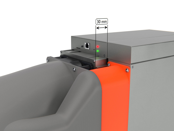 Antminer S19/S21 Lüfterhauben Set für AC Infinity 8" Ventilator 30mm