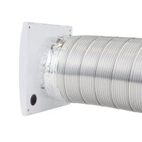Flexibles Aluflexrohr Ø 100 mm, Länge 6000 mm bis 250 °C