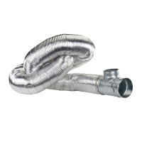 Flexibles Aluflexrohr Ø 200 mm, Länge 6000 mm bis 250 °C
