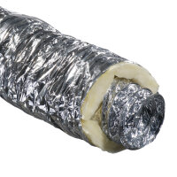 Luftleitung gedämmt Ø 125 mm, Länge 5000 mm bis 140 °C