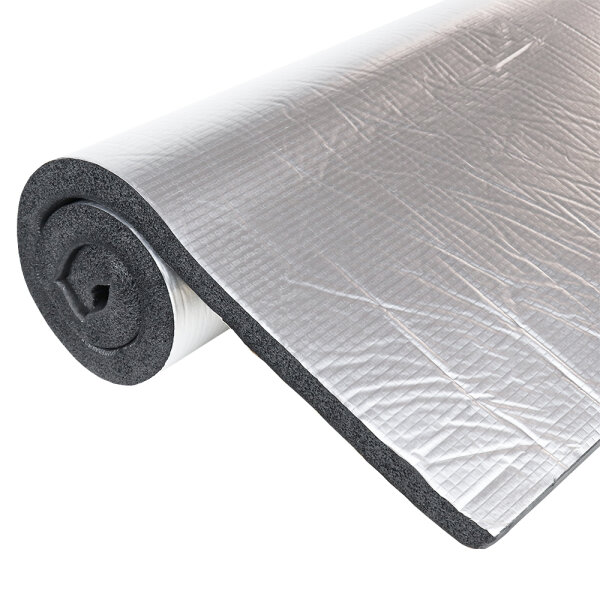 Selbstklebende Wärmedämmung Dalap DFLEX 10 mit ALU-Folie, Dicke 10 mm, 1,5 m²