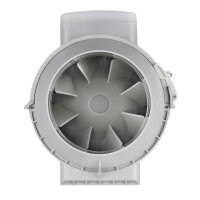 Professioneller Rohrventilator mit Nachlauf Ø 100 mm