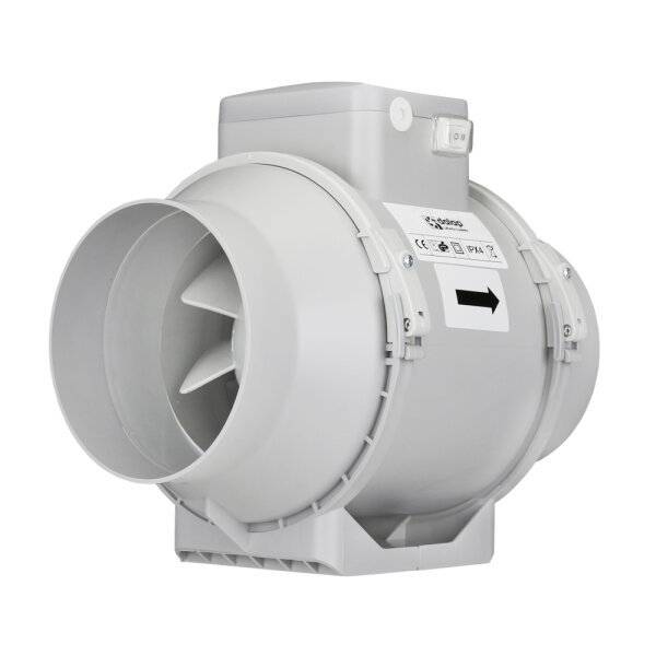 Rohrventilator zweistufig, mit Schalter Dalap AP PROFI Ø 125 mm
