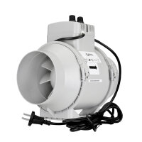 Professioneller Rohrventilator mit Temperatur- und Drehzahlregelung Ø 150 mm