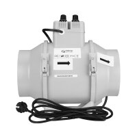 Professioneller Rohrventilator mit Temperatur- und Drehzahlregelung Ø 150 mm