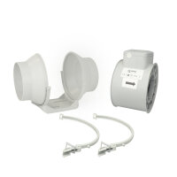 Professioneller Rohrventilator mit Nachlauf Ø 150 mm