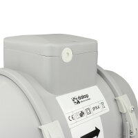Professioneller Rohrventilator mit Nachlauf Ø 150 mm