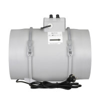 Professioneller Rohrventilator mit Temperatur- und Drehzahlregelung Ø 250 mm