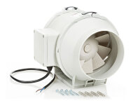 100 mm Kanalventilator, Zweistufenmotor, 165 m³/h, 23 W