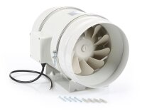 200 mm Kanalventilator, Zweistufenmotor, 690 m³/h, 123 W