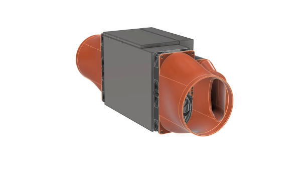 Lüfterhauben Set, 8" / 200mm, Ein- & Ausgang für Antminer S21+ / PRO / XP