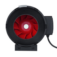 Axial-Rohrventilator mit Drehzahlregler, 4 Zoll (100 mm)
