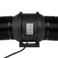Axial-Rohrventilator mit Drehzahlregler, 6 Zoll (150 mm)