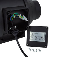 Axial-Rohrventilator mit Drehzahlregler, 6 Zoll (150 mm)