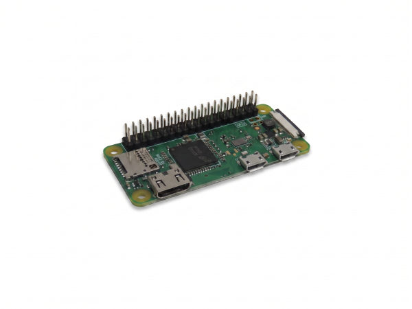 Raspberry Pi Zero v1.3 mit montierter Stiftleiste