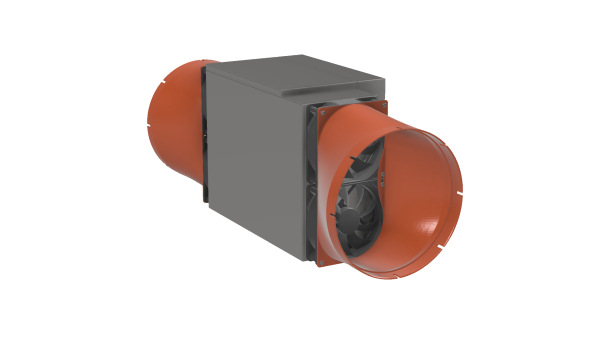 Lüfterhaube für 10" AC Infinity Lüfter, für Antrminer S21+ / PRO / XP
