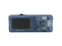 Blockstream Jade, Bitcoin Hardware Wallet, Transparent Blau